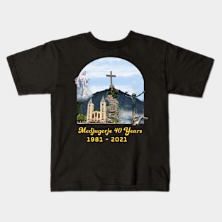 Medjugorje 40 years Kids T-Shirt